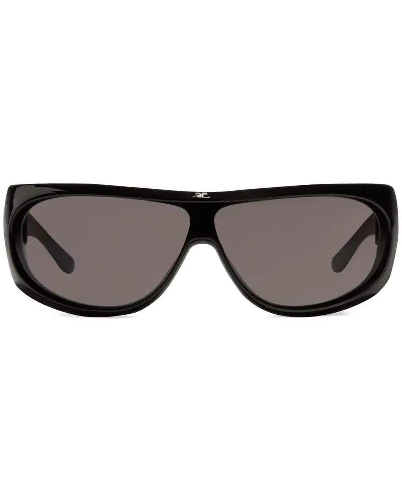 Courrèges Shadow Sonnenbrille - Schwarz Schwarz