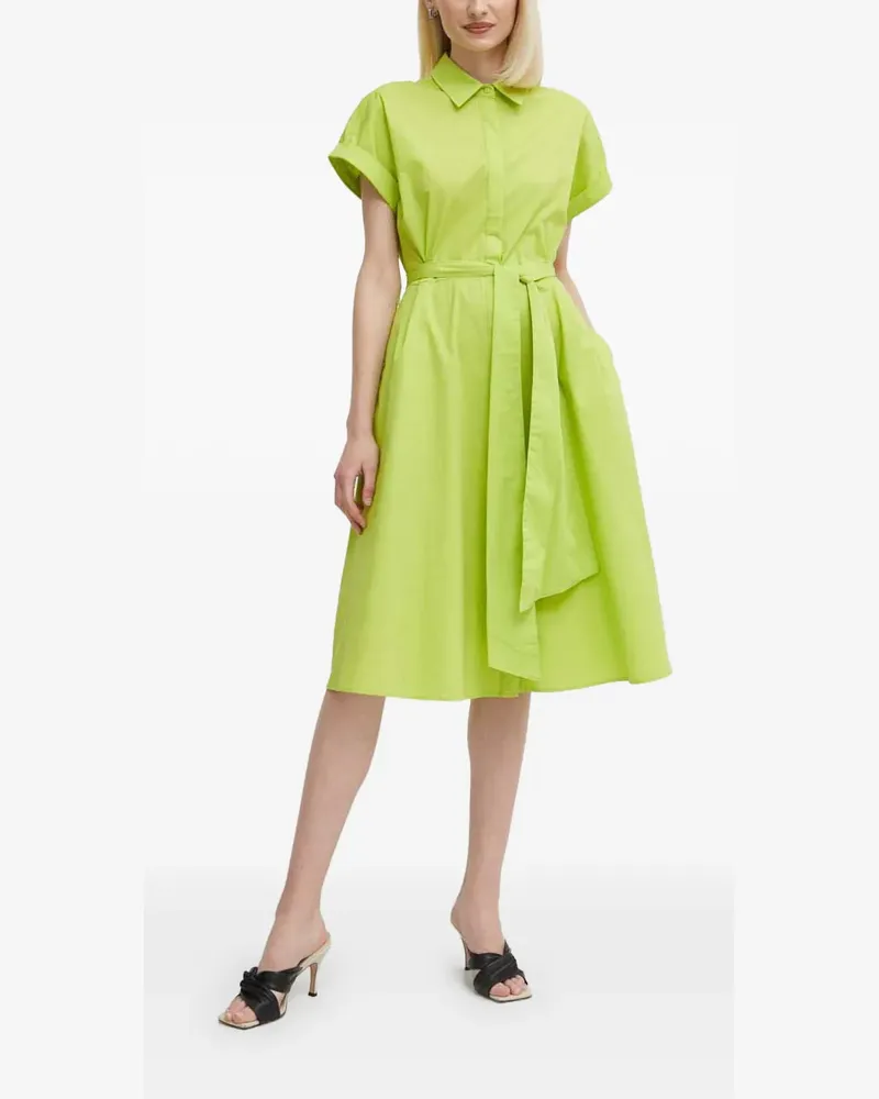 Joseph Ribkoff tie-waist mini shirt dress - Grün Grün