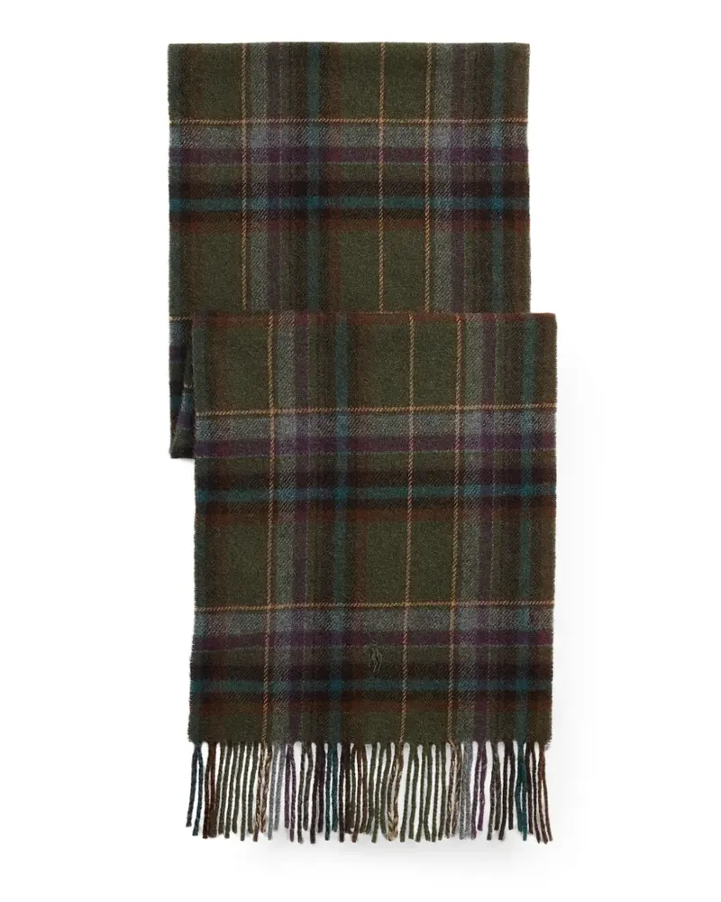 Ralph Lauren Schal mit Schottenkaro - Grün Grün