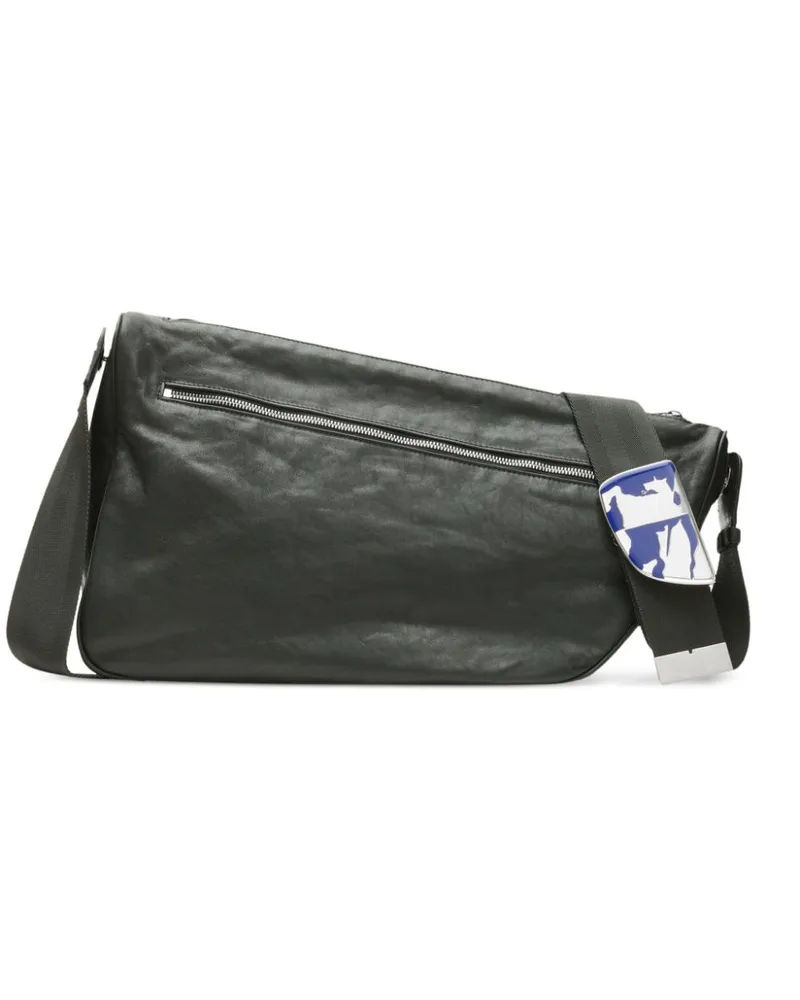 Burberry Große Shield Kuriertasche - Grün Grün
