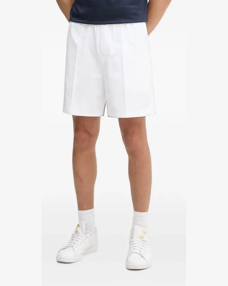 Lacoste logo-patch shorts - Weiß Weiß