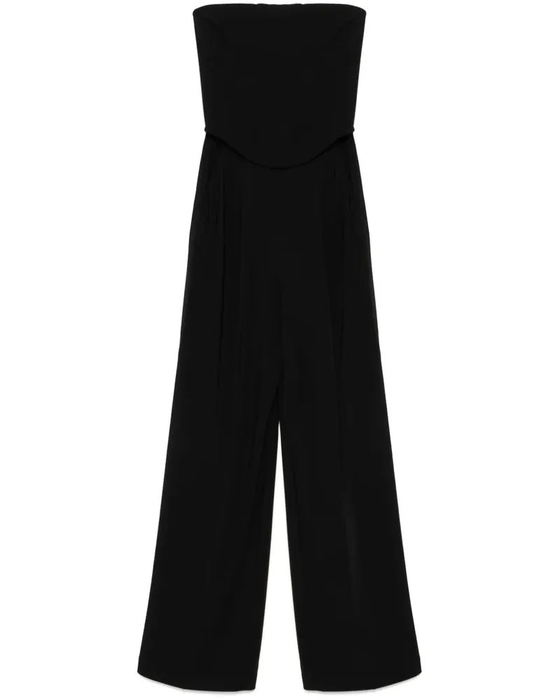 Pinko Schulterfreier Jumpsuit - Schwarz Schwarz