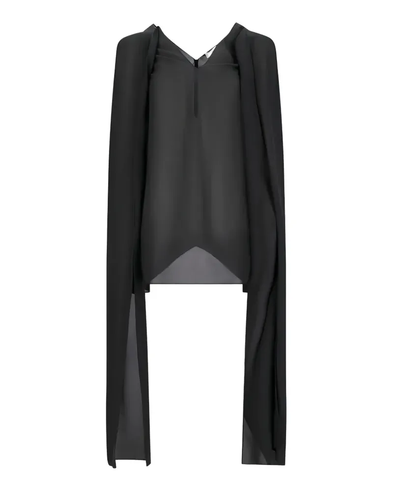 The Row Oberteil mit V-Ausschnitt - Schwarz Schwarz