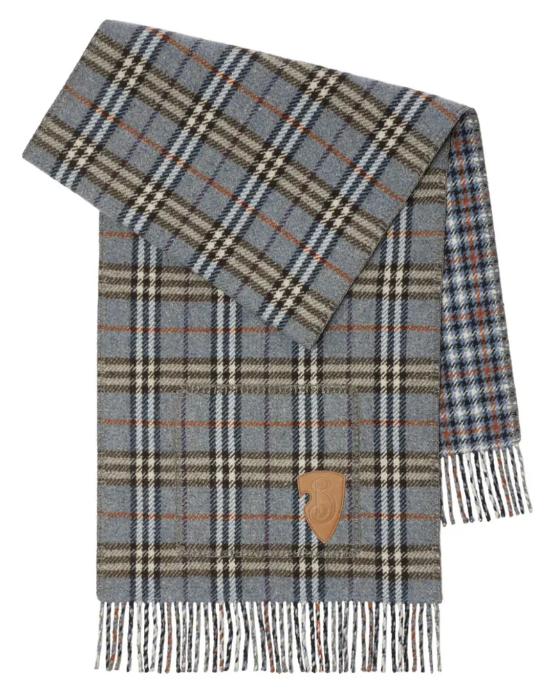 Burberry Wendbarer Schal mit Check - Grau Grau