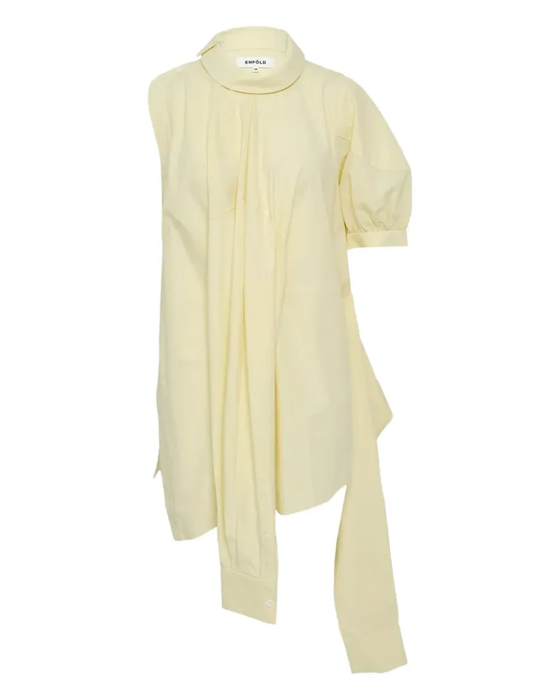 ENFÖLD Asymmetrisches Hemd mit Falten - Gelb Gelb