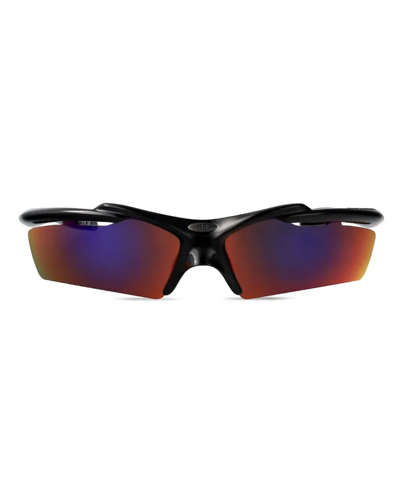 Balenciaga Turbo Sonnenbrille - Schwarz Schwarz