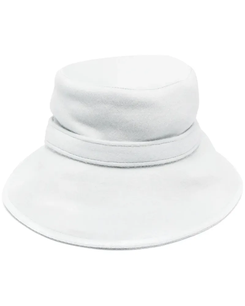 Alberta Ferretti Beuteltasche mit Logo-Schild - Nude Nude