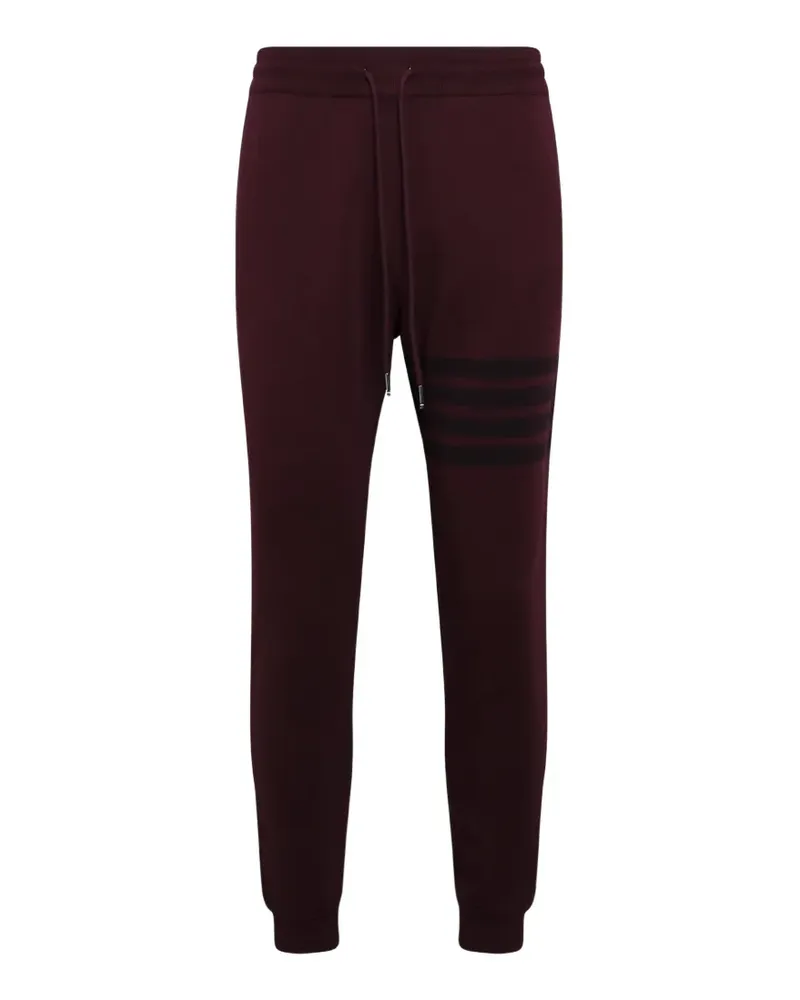 Thom Browne 4-Bar stripe track pants - Rot Rot