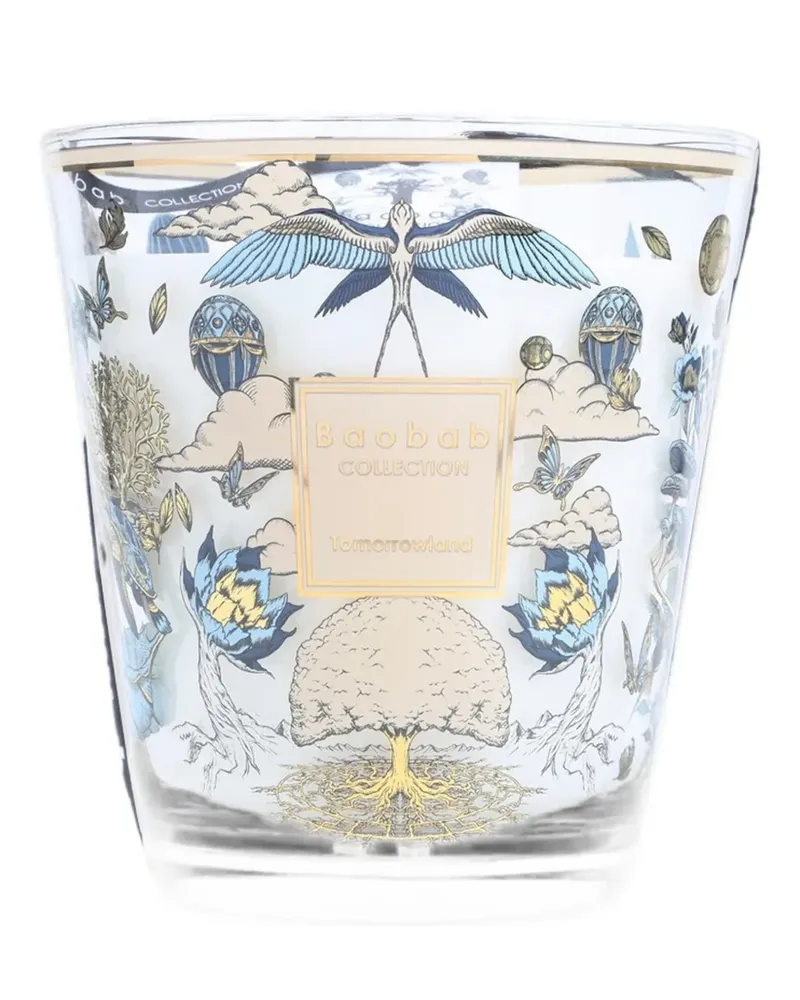 Baobab Collection Tomorrowland graphic-print candle - Weiß Weiß
