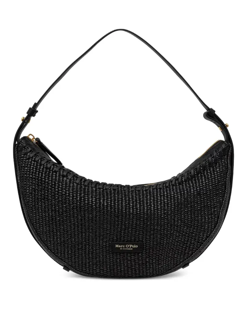 Marc O'Polo Gewebte Schultertasche - Schwarz Schwarz