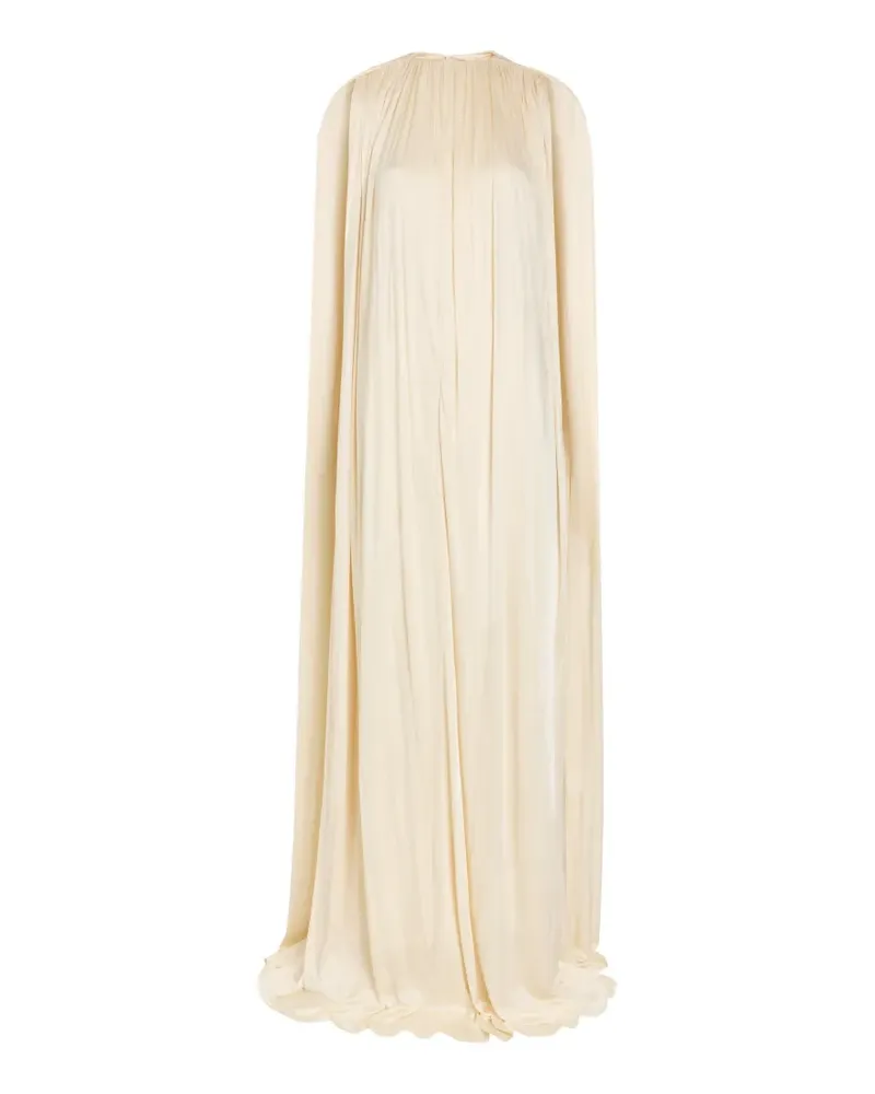 Petar Petrov Maxikleid mit gerafften Taschen - Nude Nude