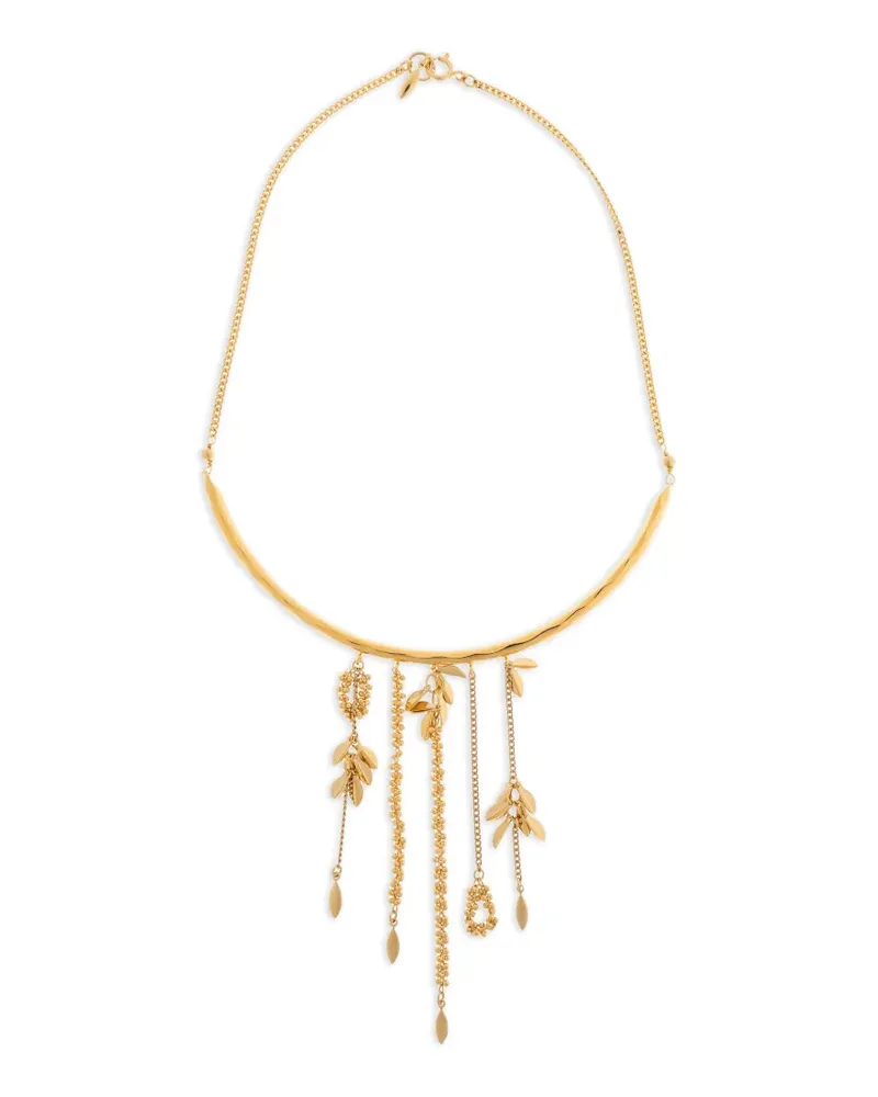 Isabel Marant Dore leaf-charm necklace - Gold Gold
