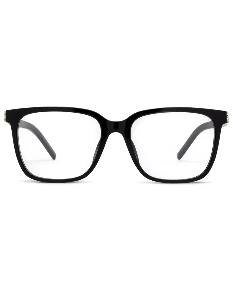 Saint Laurent Brille mit eckigem Gestell - Schwarz Schwarz