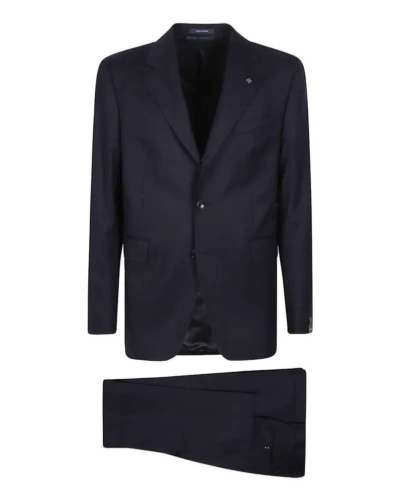 Tagliatore Einreihiger Anzug - Blau Blau