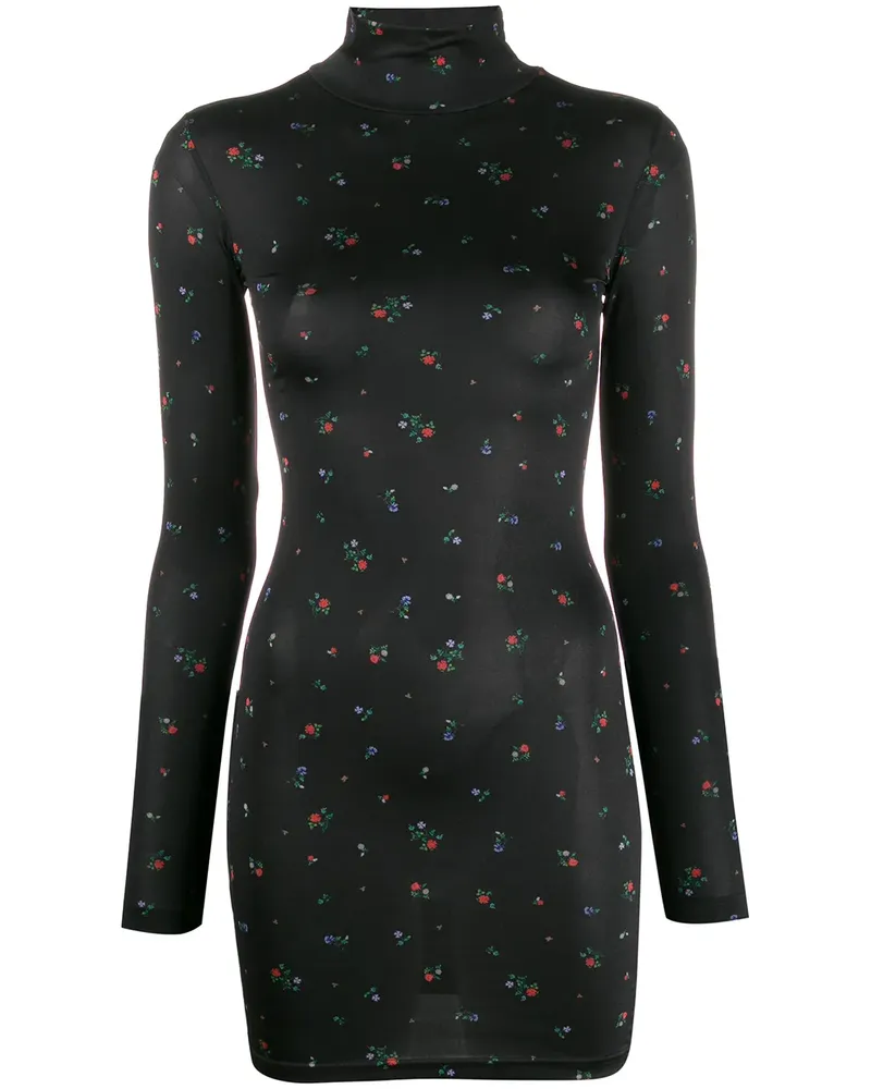 VETEMENTS Kleid mit Rollkragen - Schwarz Schwarz