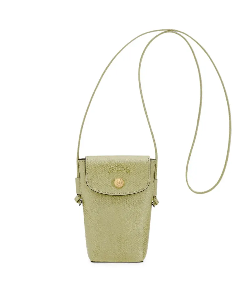 Longchamp Épure Handyhülle mit Lederspitze - Grün Grün