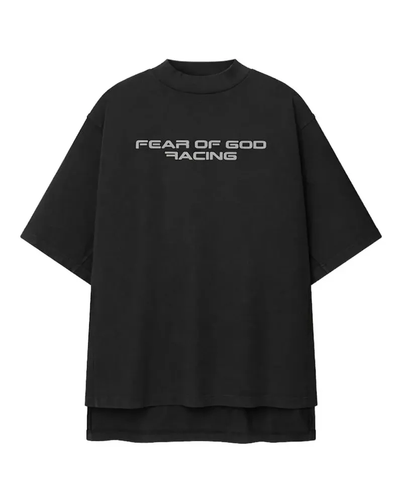 Fear of God panelled modern T-shirt - Schwarz Schwarz