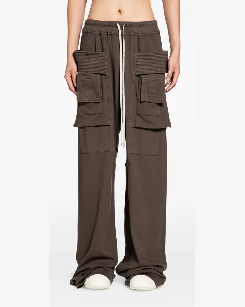DRKSHDW by Rick Owens Wide Creatch cargo pants - Braun Braun