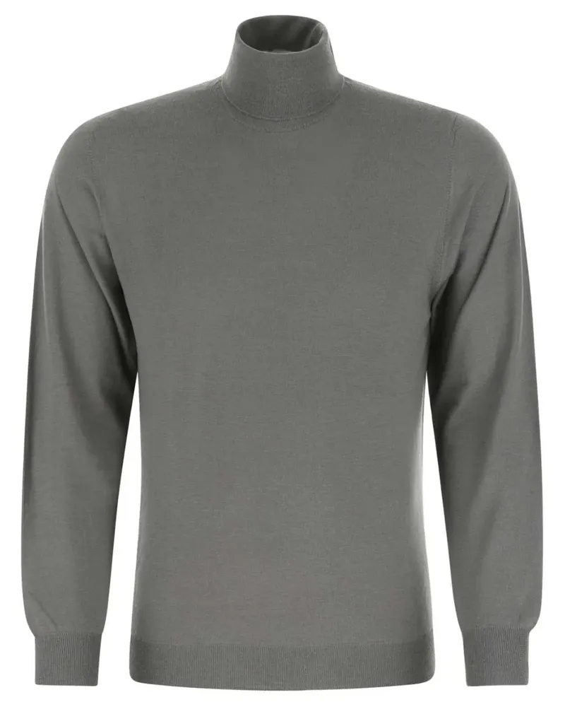 Fedeli Klassischer Rollkragenpullover - Grau Grau