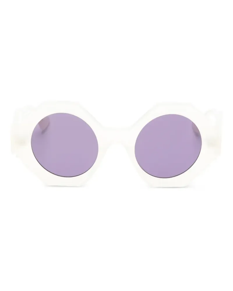 KUBORAUM Maske R4 geometric-frame sunglasses - Nude Nude
