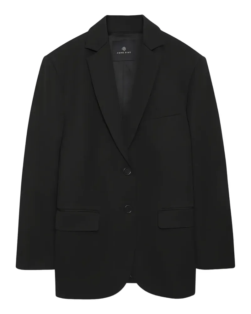 Anine Bing buttoned blazer - Schwarz Schwarz