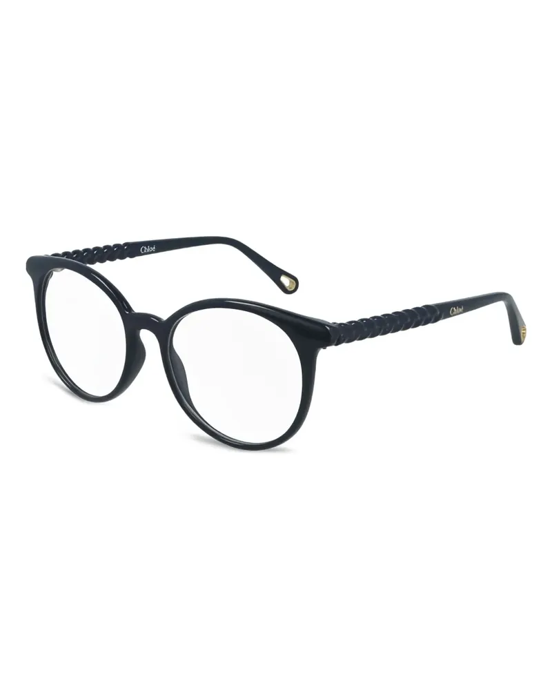 Chloé Brille mit rundem Gestell - Blau Blau