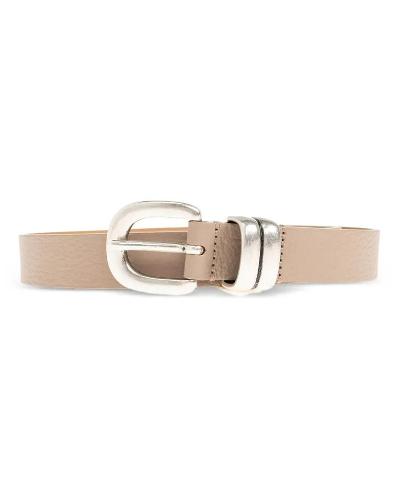 By Malene Birger Zoilo leather belt - Nude Nude
