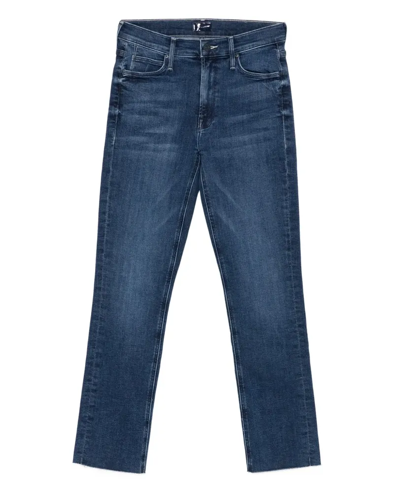 Mother Halbhohe Jeans - Blau Blau
