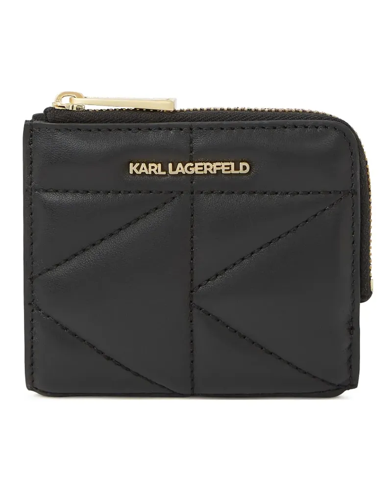 Karl Lagerfeld K/Kuilt Portemonnaie - Schwarz Schwarz