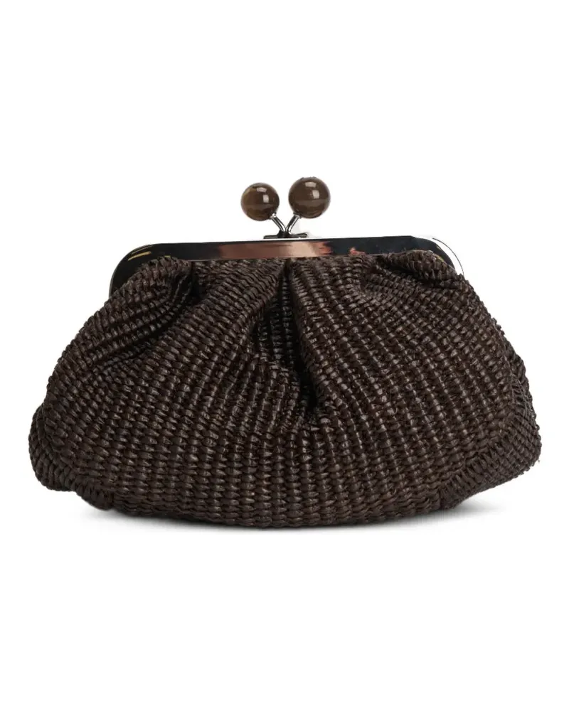 Max Mara small woven top-handle shoulder bag - Braun Braun