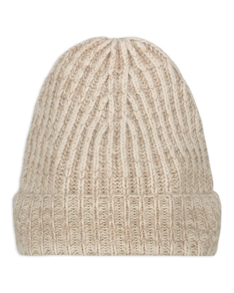 Malo Gerippte Beanie - Nude Nude