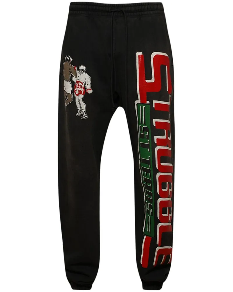 SAINT MXXXXXX Jogginghose mit Logo-Print Schwarz