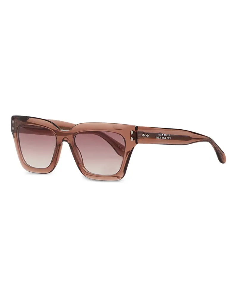 Isabel Marant Carmy square-frame sunglasses - Rot Rot