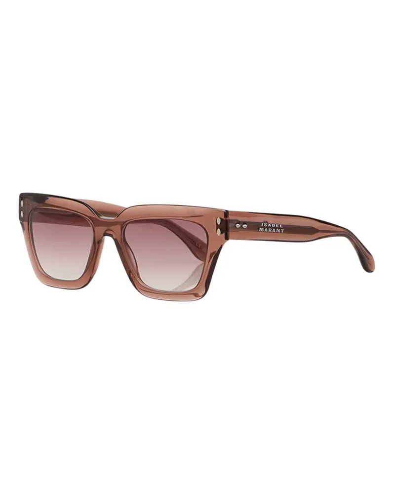 Isabel Marant Carmy square-frame sunglasses - Rot Rot