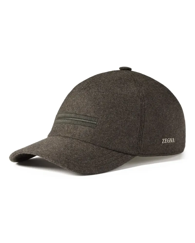 Ermenegildo Zegna Oasi Baseballkappe aus Kaschmir - Braun Braun