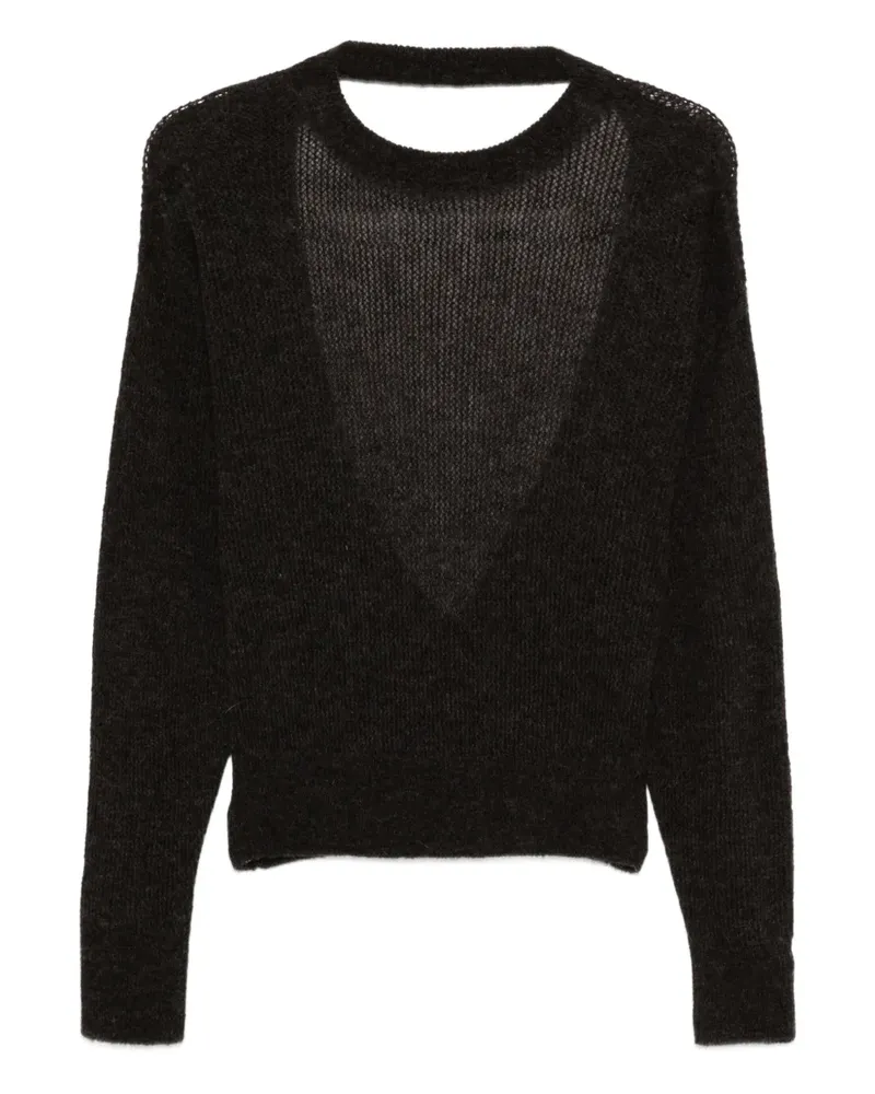 Haikure Rückenfreier Pullover - Braun Braun