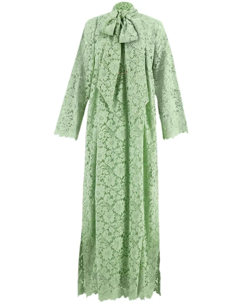 Gucci Kleid mit Guipure-Spitze - Grün Grün
