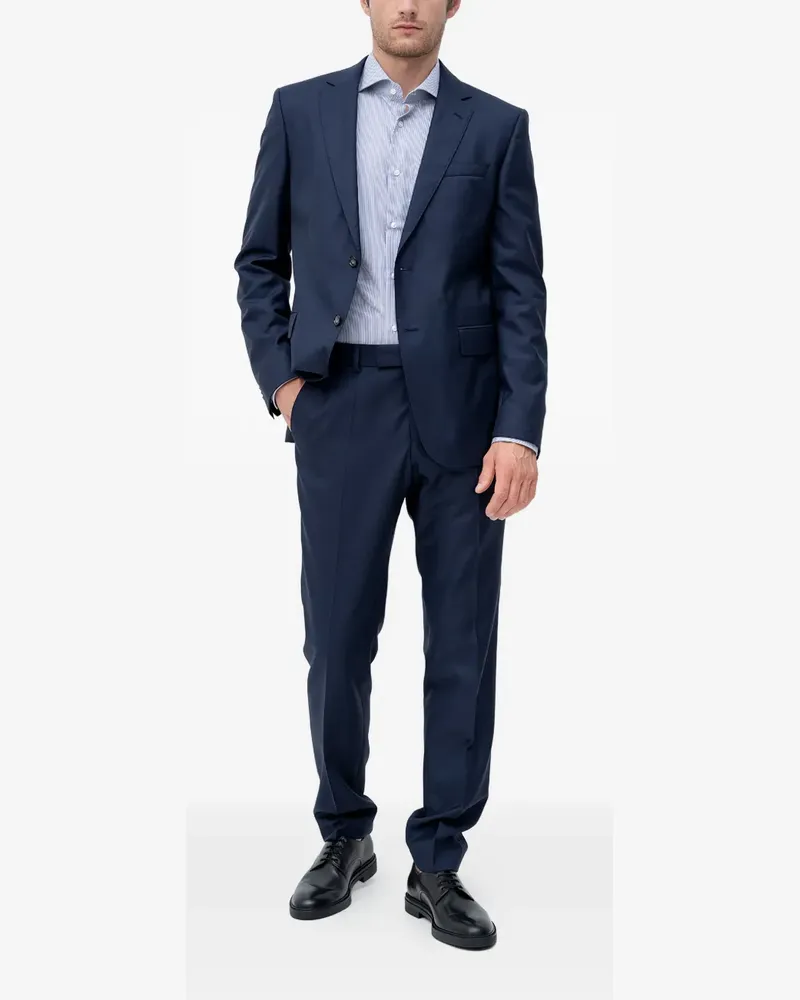 HUGO BOSS textured suit - Blau Blau