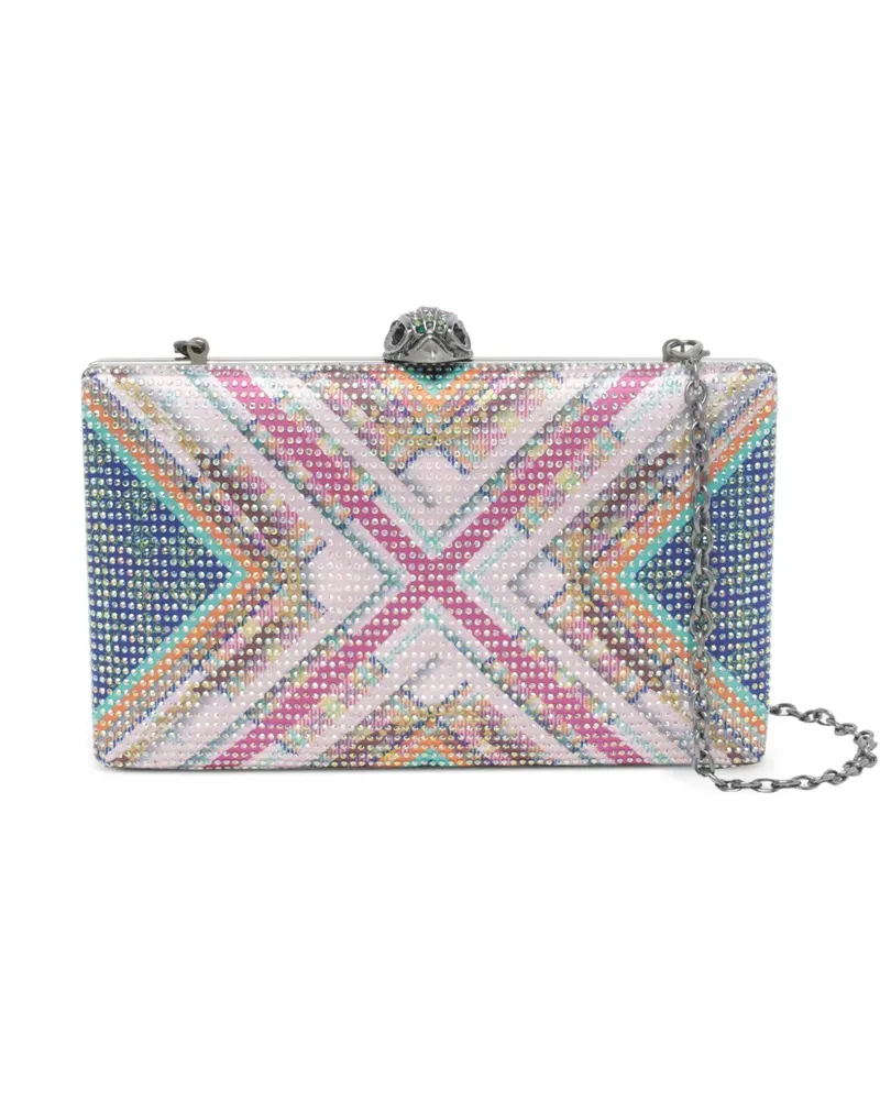 Kurt Geiger Kensington Clutch mit Kristallen - Rosa Rosa