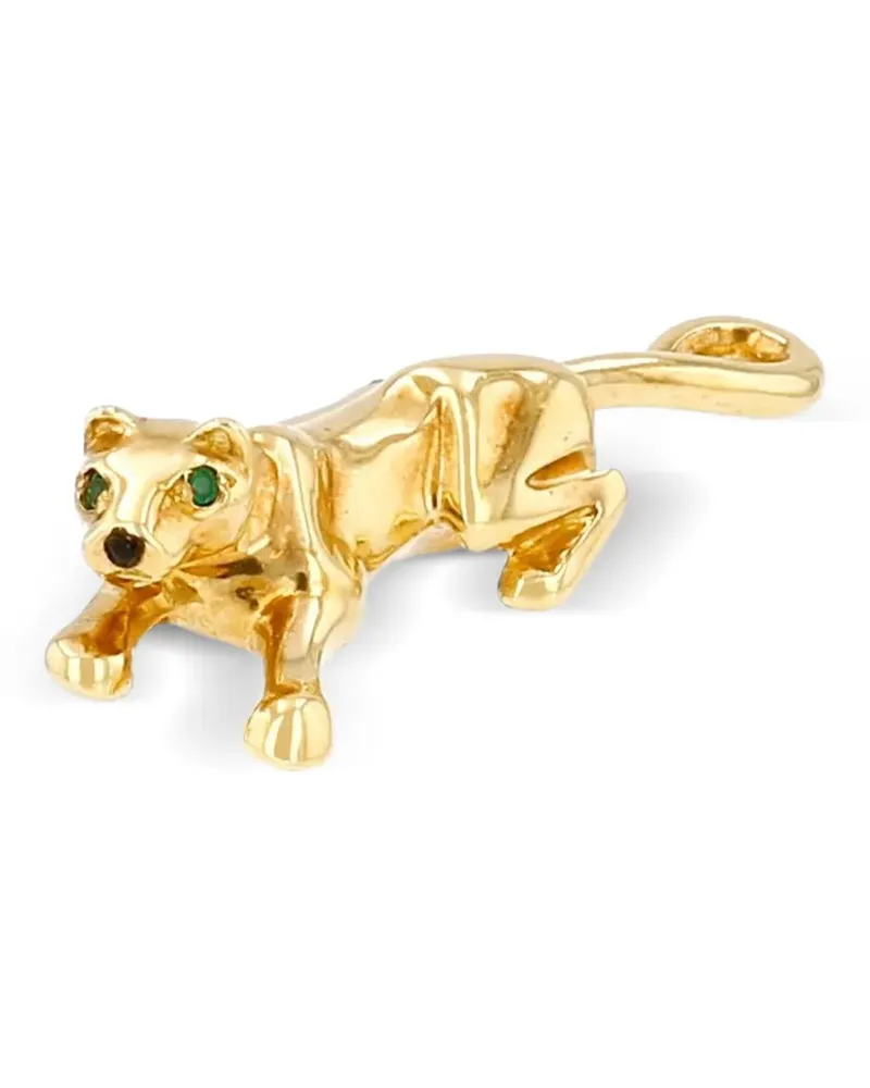 Cartier 1990s Panthère emerald and onyx brooch - Gold Gold