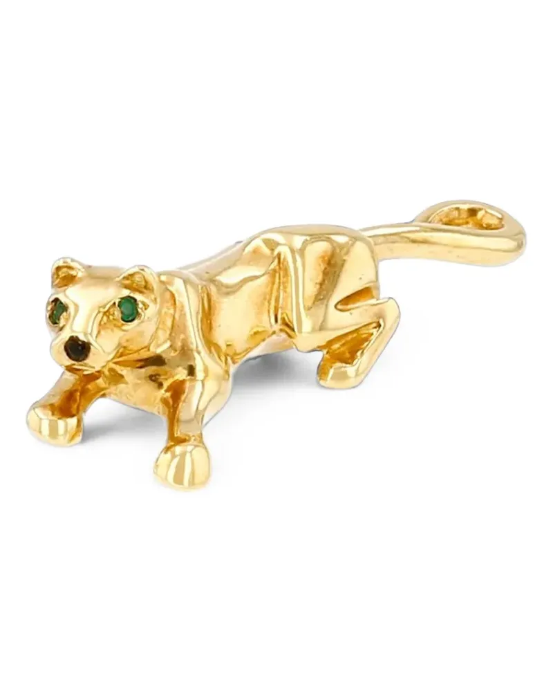 Cartier 1990s Panthère emerald and onyx brooch - Gold Gold