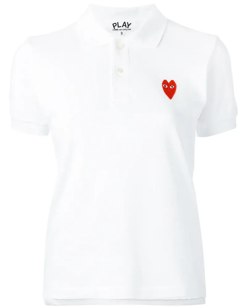 Comme des Garçons Oberteil mit Logo - Weiß Weiß