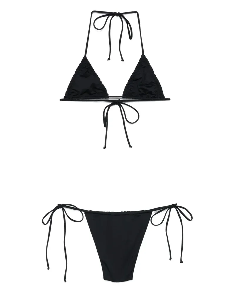 MC2 Saint Barth Nilly Triangel-Bikini - Schwarz Schwarz