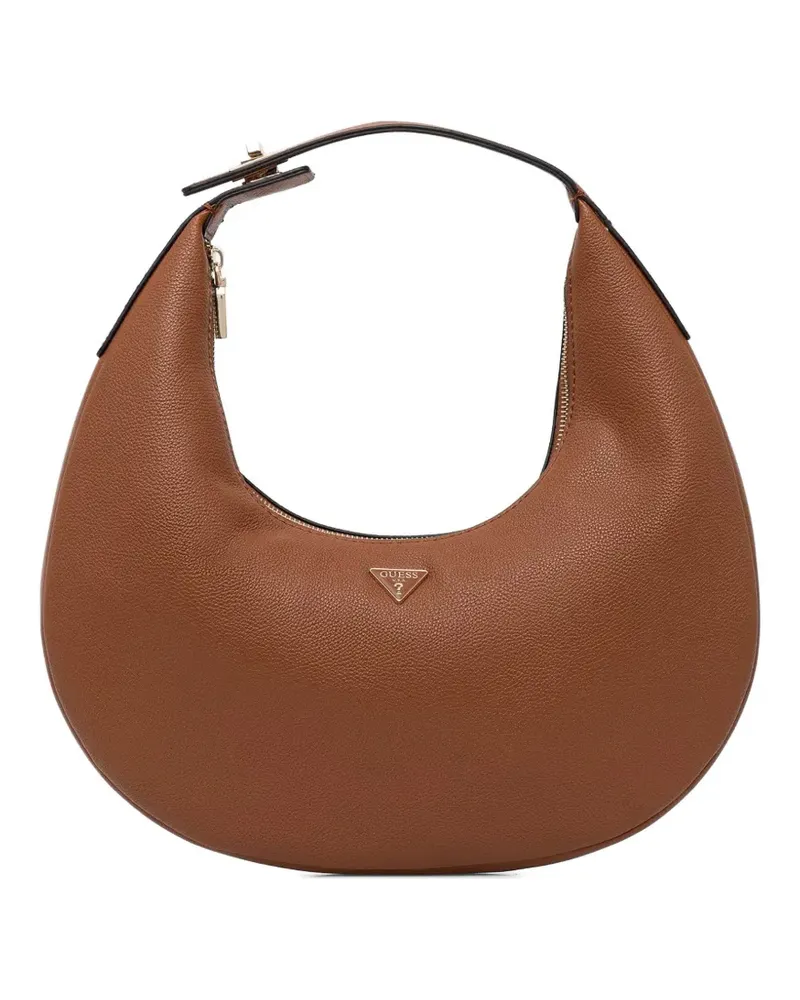 Guess Evie logo-plaque tote bag - Braun Braun