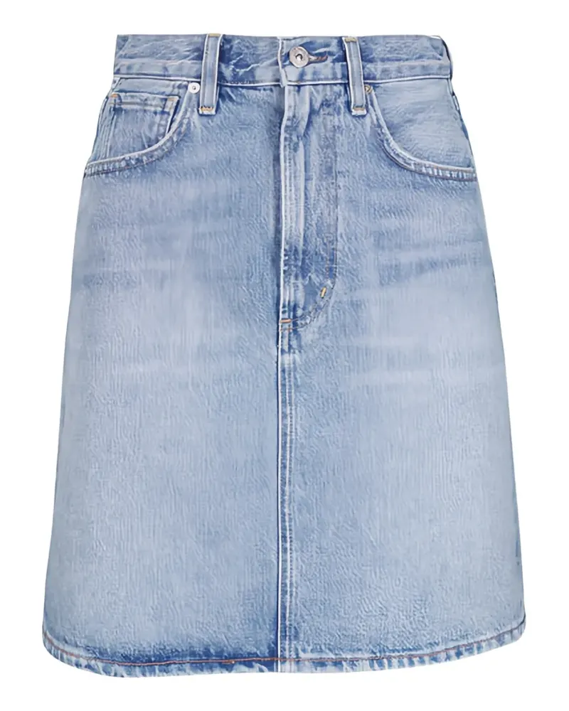 Citizens of humanity faded-effect denim skirt - Blau Blau