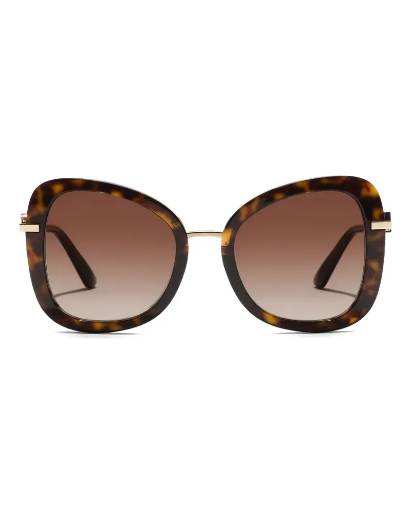 Dolce & Gabbana oversized sunglasses - Braun Braun