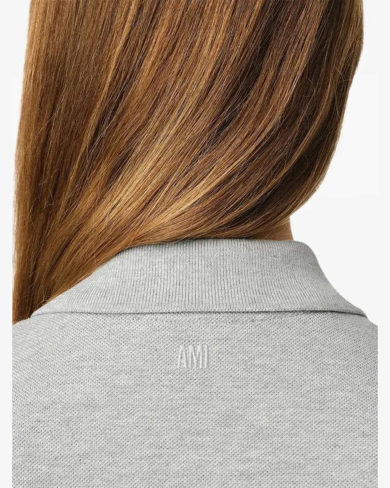 AMI Paris Ami de Coeur Poloshirt - Grau Grau