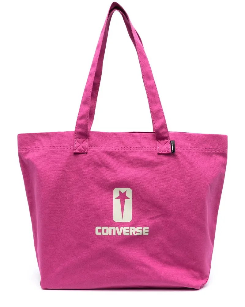Converse x DRKSHDW Tote Bag mit Logo-Print - Rosa Rosa