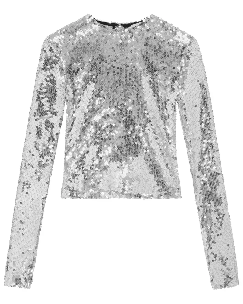 16ARLINGTON Tanith Oberteil mit Pailletten - Silber Silber