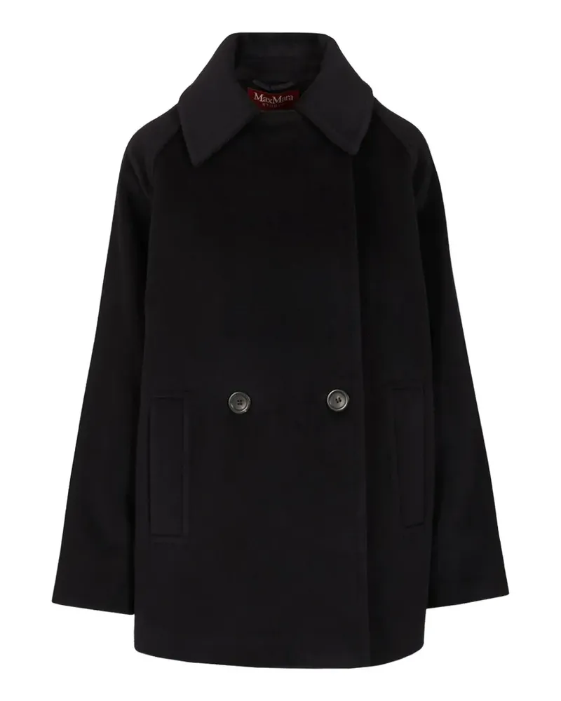 Max Mara Ariano double-breasted coat - Blau Blau